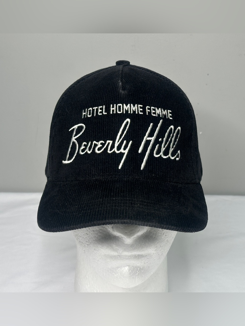 Homme + Femme Hotel Homme Femme Beverly Hills Corduroy Hat Cap Snapback